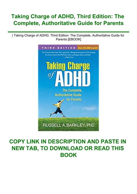 Taking Charge of ADHD: The Complete Authoritative Guide for Parents Ebook Doc