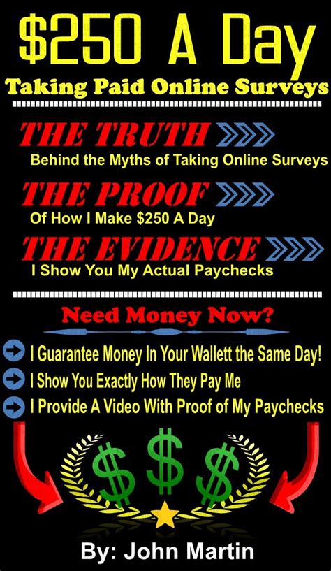 Taking Paid Online Surveys The Truth The Proof The Evidence Epub