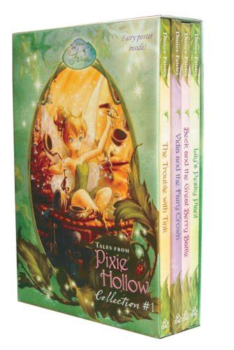 Tales From Pixie Hollow 4 copy Box Set Disney FairiesTrouble with Tink Lily s Pesky Plant Vidia and the Fairy Crown Beck and the Great Berry Battle 4 Book Series Reader