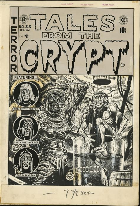 Tales From the Crypt No 33 Cover Art Poster EC Comic Portfolio 9 1 4 X 13 1 8  PDF