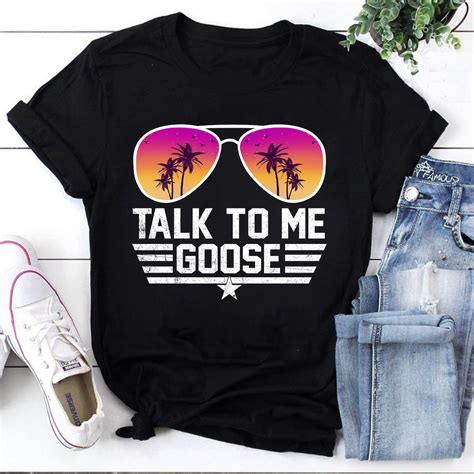 Talk to Me Goose T-Shirt: A Conversation Starter and Fashion Essential