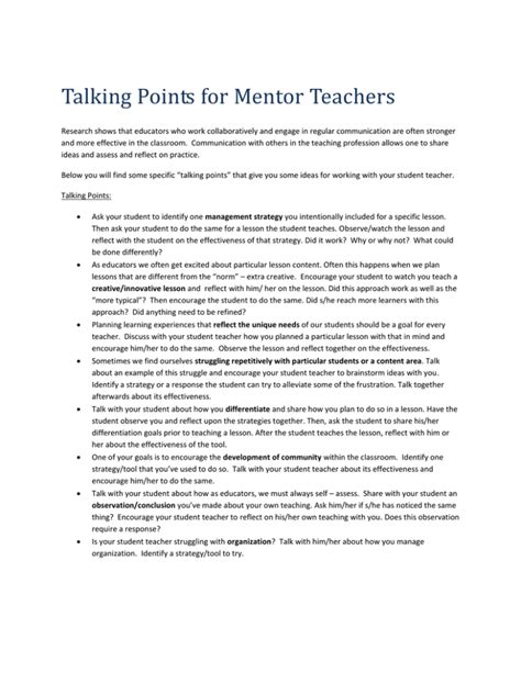 Talking Points in Psychology Teachers Guide Doc