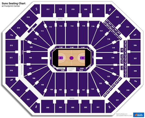 Talking Stick Arena Seating Chart Phoenix Suns