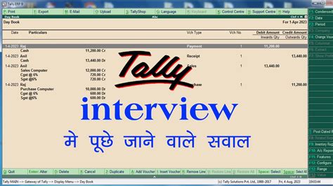 Tally Solutions Interview Questions And Answers Reader