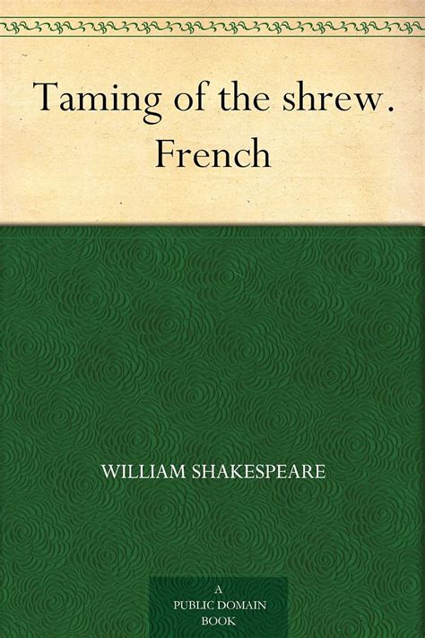 Taming of the shrew French French Edition Doc
