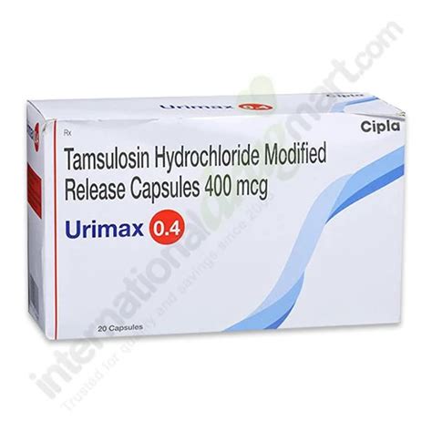 Tamsulosin 0.4mg Capsules: A Comprehensive Overview