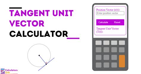 Tangent Unit Vector Calculator: Calculate Tangent Unit Vectors Effortlessly