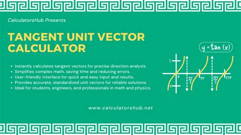 Tangent Vector Calculator: An Indispensable Tool for Vector Calculus and Beyond