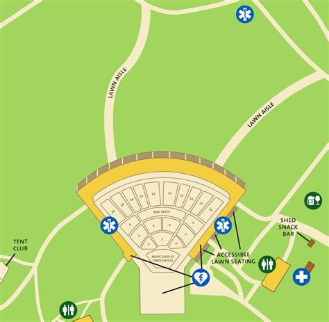 Tanglewood Seating Chart Lawn