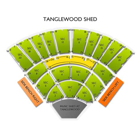 Tanglewood Seating Chart Shed