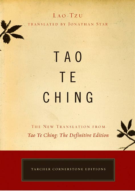 Tao Te Ching The New Translation from Tao Te Ching The Definitive Edition Tarcher Cornerstone Editions PDF