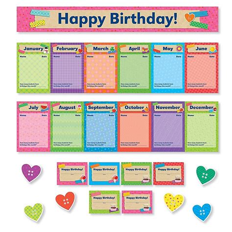 Tape It Up Birthdays Mini Bulletin Board Epub