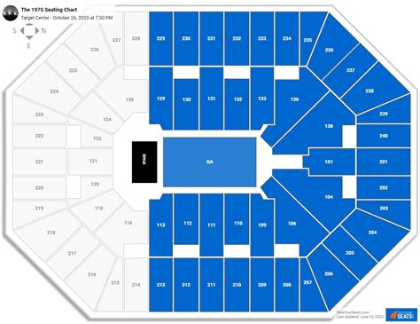 Target Center Concert Seating Chart