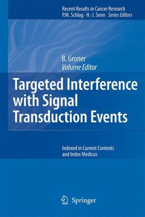 Targeted Interference with Signal Transduction Events Epub