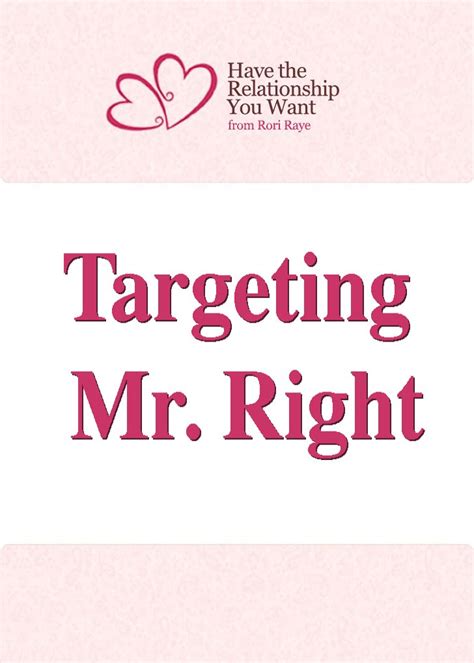 Targeting Mr Right Ebook Epub