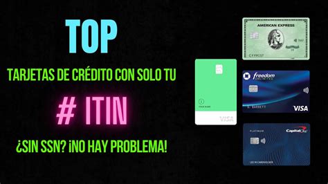 Tarjetas De Credito Con ITIN: Una Necesidad Para Millones