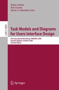 Task Models and Diagrams for User Interface Design 1st Edition Kindle Editon