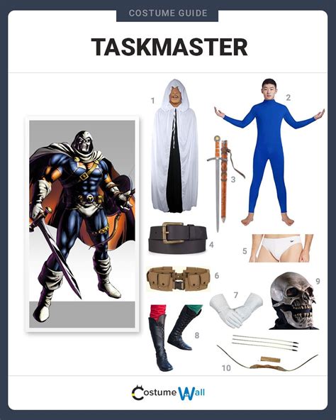 Taskmaster Costume: The Ultimate Guide for Becoming the Ultimate Mercenary