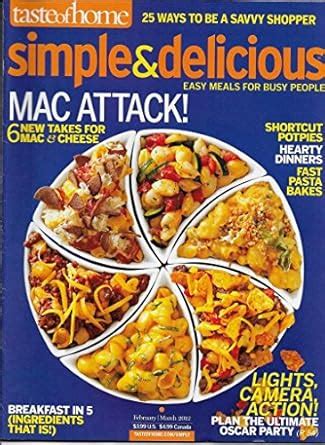 Taste of Home Simple and Delicious February March 2012 Mac Attack Kindle Editon