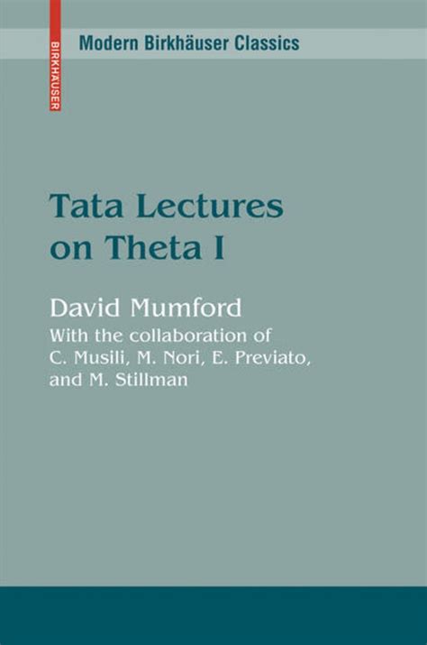Tata Lectures on Theta I 1st Edition Kindle Editon
