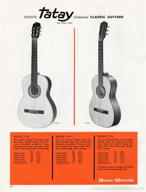 Tatay Guitar Catalog Ebook Kindle Editon