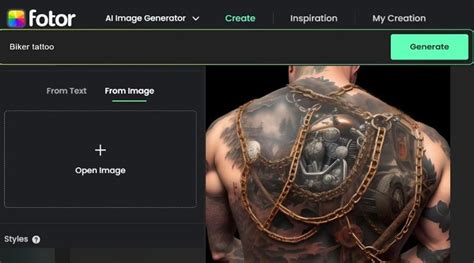 Tattoo AI Generator App: Reimagine Your Ink!