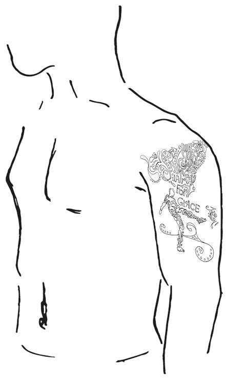 Tattoo Shoulder Template