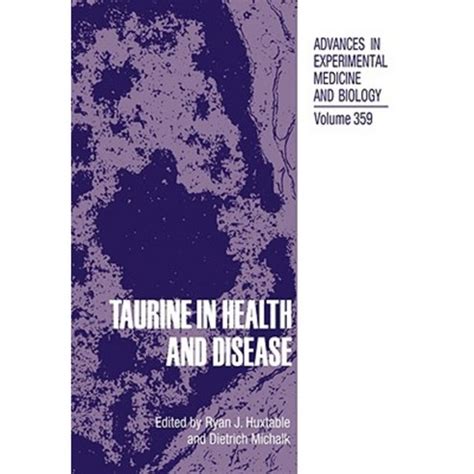 Taurine in Health and Disease Epub