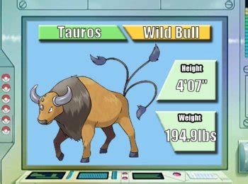 Tauros: Mastering the Bull's Moveset