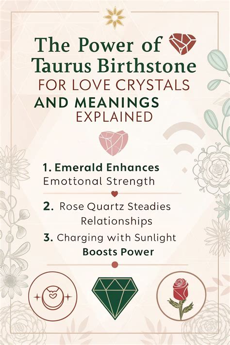 Taurus Stones and Crystals: Unleash the Power of the Bull