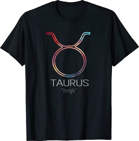 Taurus T-Shirts: A Celestial Symbol of Strength, Stability, and Style