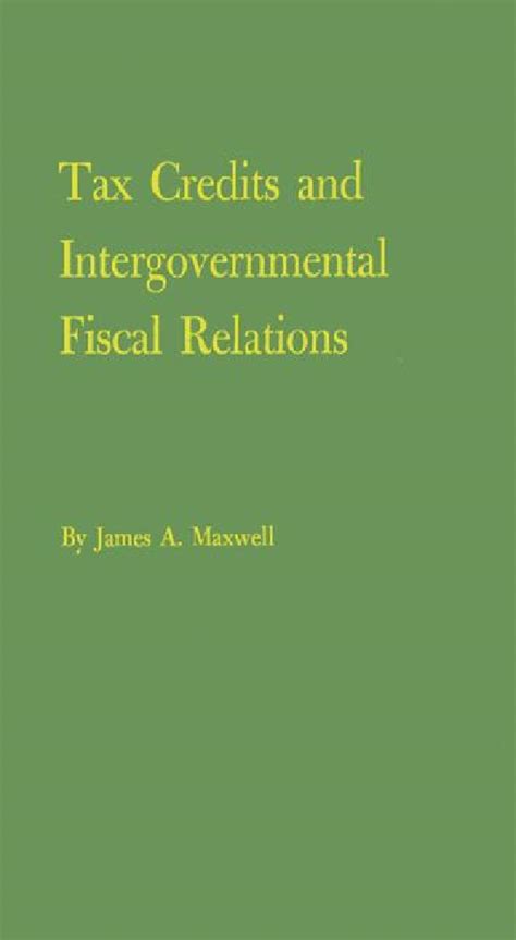 Tax Credits and Intergovernmental Fiscal Relations Doc