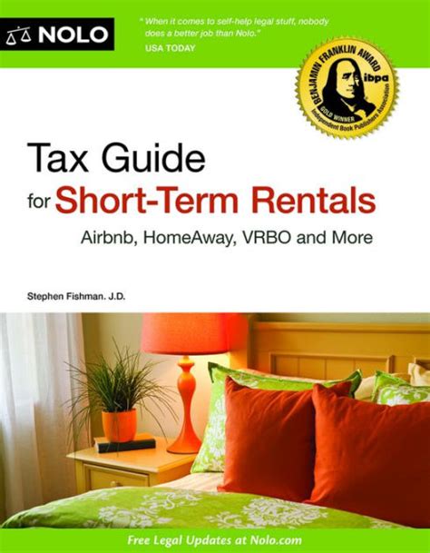 Tax Guide for Short-Term Rentals Airbnb HomeAway VRBO and More Kindle Editon