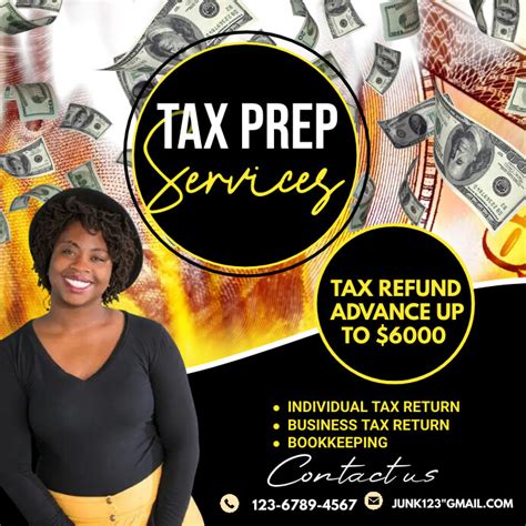 Tax Preparation Flyers Templates