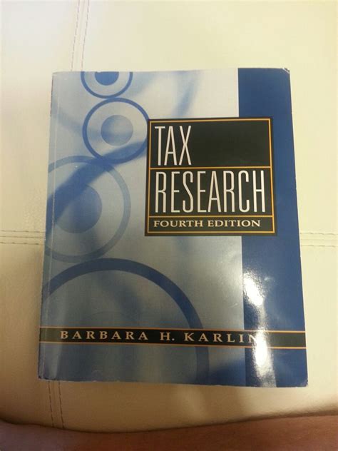 Tax Research (4th Edition) Doc