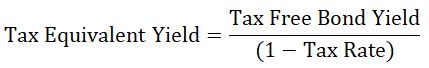 Taxable Equivalent Yield Formula