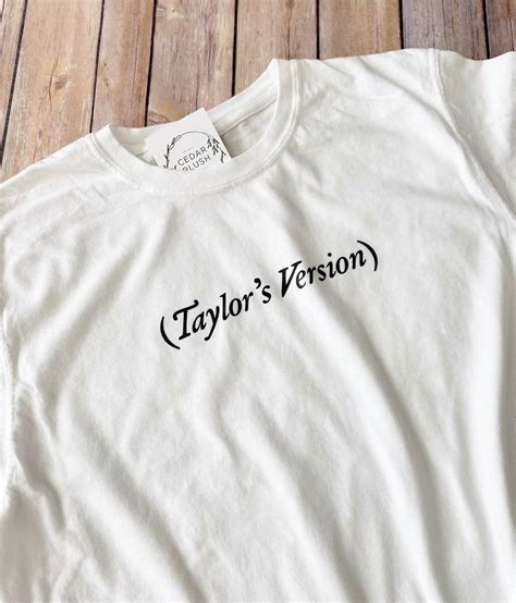 Taylor's Version Shirts: Expressing Autonomy and Legacy