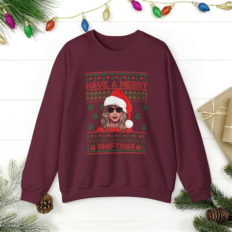 Taylor Swift Christmas Sweatshirt: The Perfect Festive Outfit