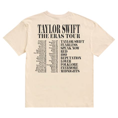 Taylor Swift T-Shirts: A Reflection of Her Artistic Vision