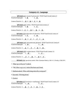 Tcap Answer Sheet 2014 6th Grade Kindle Editon