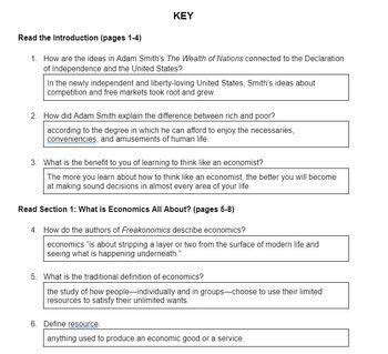 Tci Economics Alive Answers Reader