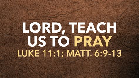 Teach Me to Pray Reader