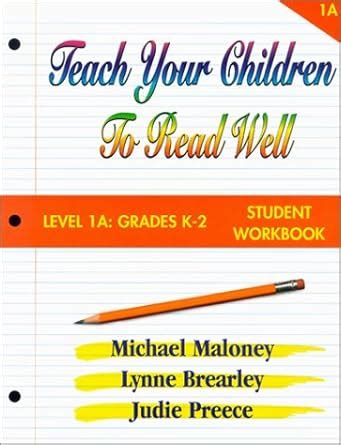 Teach Your Children to Read Well Level 1A Grades K-2 Student Reader Reader