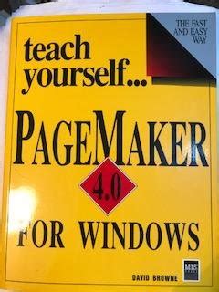 Teach Yourself Pagemaker 50 for Windows