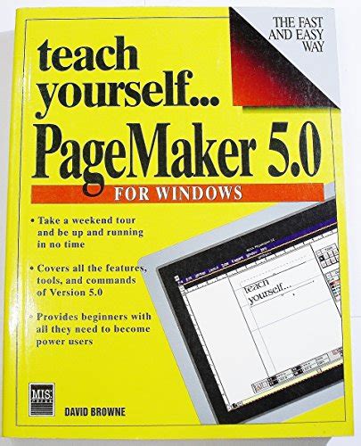 Teach Yourself Pagemaker 50 for Windows