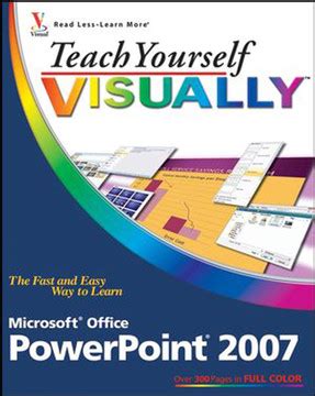 Teach Yourself VISUALLY Microsoft Office PowerPoint 2007 (Teach Yourself VISUALLY (Tech)) Epub