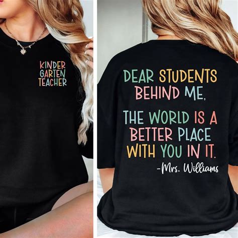 Teacher Appreciation Shirts: A Meaningful Way to Express Gratitude