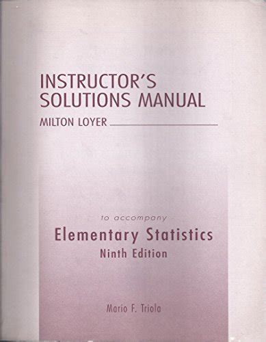 Teacher Solution Manual For Statistics 12th Ebook Epub
