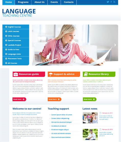 Teacher Website Templates