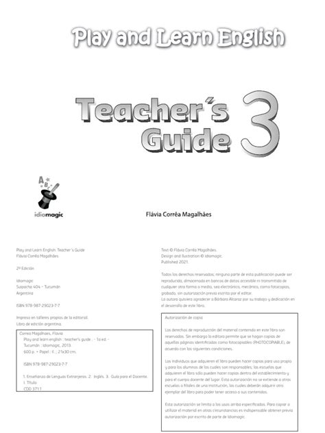 Teachers Guide 3 Ebook Kindle Editon